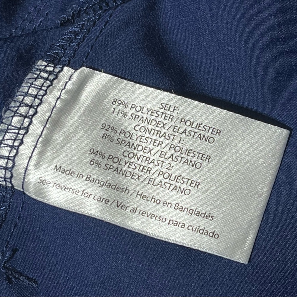 Peace & Pearls Navy Blue Athletic Sport Active Casual Skirt Skort XL Golf Tennis - Picture 8 of 11